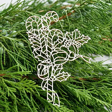 Чипборд "Леденцы на бантике", 5,8х9 см (LeoMammy)