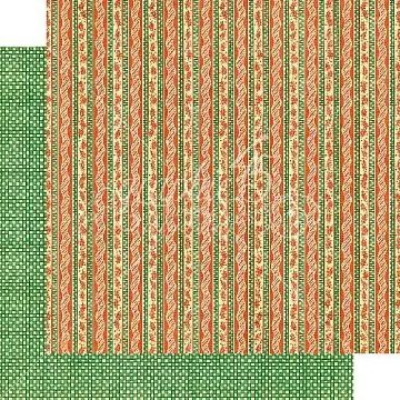 Бумага "Christmas magic. Candy cane ribbons" (Graphic 45)