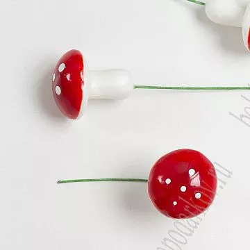 Украшение "Мухомор. Большой", 2,8х3 см, 1 шт