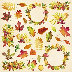 Бумага "Школьный вальс. Картинки" (ScrapMania) Бумага "Школьный вальс. Картинки" (ScrapMania)