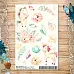 Набор наклеек А6 "Розовые грезы. Амулет" (Scrapmania)