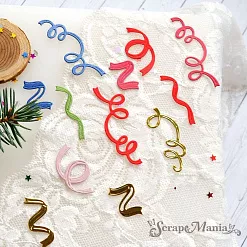 Нож "Праздничные ленты", 2х5,5 см (ScrapMania)