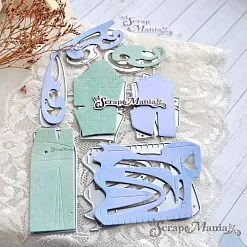 Нож "Рукоделие. Выкройки и лекала", 5х6,8 см (ScrapMania)