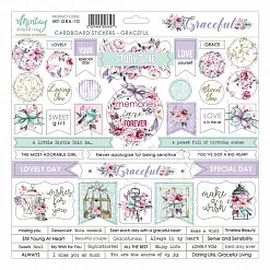 Наклейки из плотного картона 30х30 см "Graceful" (Mintay)