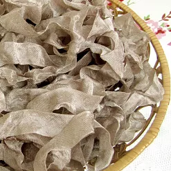 Шебби лента "Какао", ширина 1,4 см, длина 0,9 м