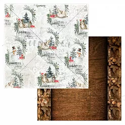 Набор бумаги 30х30 см "Зимние забавы", 11 листов (Summer Studio)