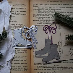 Нож "Фигурные коньки", 5х4,5 см (Scrapfriend)