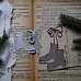 Нож "Фигурные коньки", 5х4,5 см (Scrapfriend)