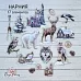 Набор высечек из ткани "Нарния. Зимний замок", 17 шт (RozeFlowers)