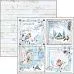 Набор бумаги 20х20 см "Winter Journey, 12 листов (Ciao bella)