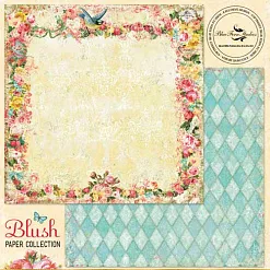 Бумага "Blush. Charmed" (Blue Fern)