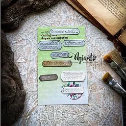 Нож "Школьные надписи", 5,8х1,1 см (AgiArt)