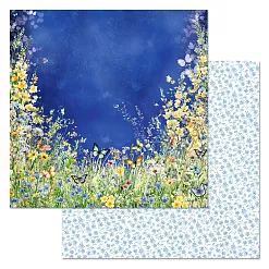 Бумага "Времена года: лето. Ночная тишина" (ScrapMania) Бумага "Времена года: лето. Ночная тишина" (ScrapMania)