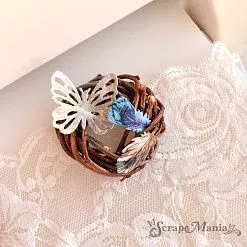 Нож "Пасха. Перышки", 1,4х3,5 см (ScrapMania)