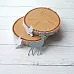 Набор вырубок "Олень и голуби", цвет серебряный (ScrapMania)