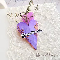 Нож "Карман. Сердце", 5,5х7 см (ScrapMania)