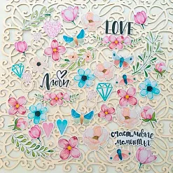 Набор вырубок "Love is in the air" (MonaDesign)