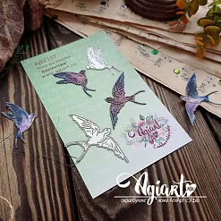 Нож "Ласточки", 3,9х6,4 см (AgiArt)