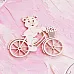 Чипборд "Девочка на велосипеде" (LeoMammy)