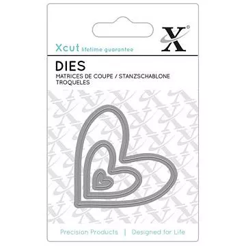 Набор ножей для вырубки Xcut "Сердца" (DoCrafts)