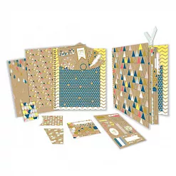Набор для создания артбука "Geometric Kraft. Геометрия крафт" (DoCrafts)