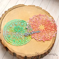 Нож "Салфетка. Мандала цветочные спирали", 10,2х10,2 см (ScrapMania)