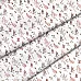 Отрез ткани 79х50 см "Веточки бордо" (Cotton)