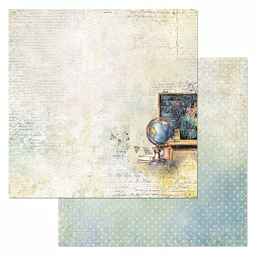 Бумага "Школьная жизнь. География" (ScrapMania)