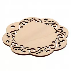 Деревянное украшение "Кружево"