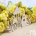 Украшение из чипборда "Фонарики 1567" (Fantasy)