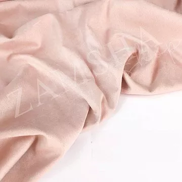 Отрез замши 30х70 см "Двусторонний. Розовая пудра" (ScrapZefir)