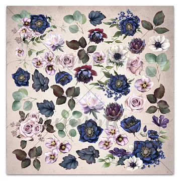 Бумага "Darkness. Лист для вырезания" (Summer Studio)