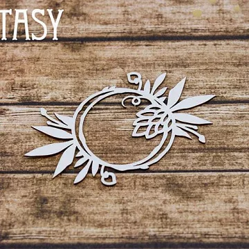 Чипборд " Мини-рамка с цветком 2266" (Fantasy)