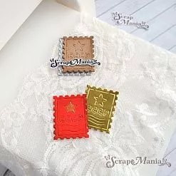 Нож "СССР. Советская марка. Звезда", 3,6х5,1 см (ScrapMania)