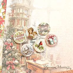 Набор фишек "Винтажный Новый Год" (ScrapMania)