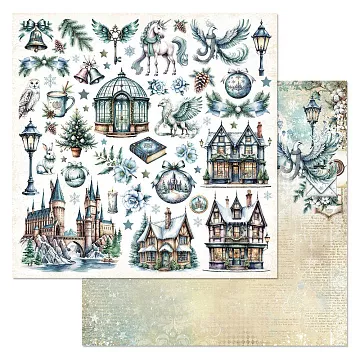 Бумага "Рождество у волшебников. Картинки" (ScrapMania)