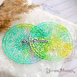 Нож "Салфетка. Мандала солнечный круг", 9х9 см (ScrapMania)