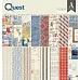 Набор бумаги 30х30 см "Quest", 24 листа (Authentique) Набор бумаги 30х30 см "Quest", 24 листа (Authentique)