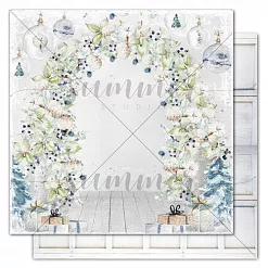 Набор бумаги 30х30 см "Northern lights", 11 листов (Summer Studio) Набор бумаги 30х30 см "Northern lights", 11 листов (Summer Studio)