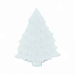 Пуговица пластиковая "Елочка", цвет белый (Gamma) Пуговица пластиковая "Елочка", цвет белый (Gamma)