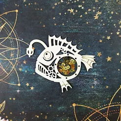 Чипборд "Шейкер. Рыба удильщик. Маленький" (CraftStory)