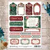 Скрап-карта А4 "Богемное Рождество. Ярлыки" (ScrapMania)