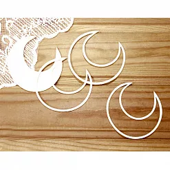 Украшение из чипборда "Шейкер. Месяц" (Просто небо)