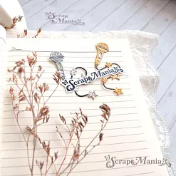 Нож "Музыка. Микрофон", 2,2х5 см (ScrapMania)