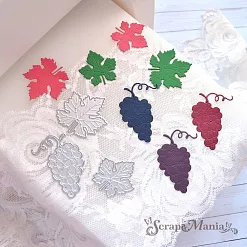 Нож "Виноград" 5,8х4,1 см (ScrapMania) Нож "Виноград" 5,8х4,1 см (ScrapMania)