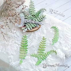 Нож "Остролодочник. Листья", 5х6,8 см (ScrapMania)