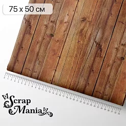 Отрез ткани 75х50 см "Художница Осень. Деревянные доски" (ScrapMania) Отрез ткани 75х50 см "Художница Осень. Деревянные доски" (ScrapMania)