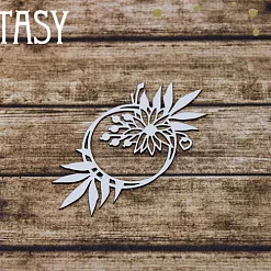 Чипборд "Мини рамка с осенней композицией 2258" (Fantasy)