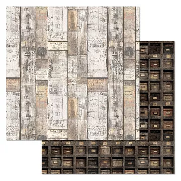 Бумага "Старый архив. Секретер" (ScrapMania)