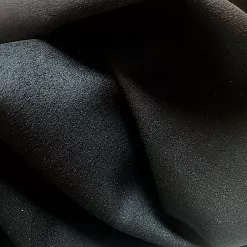 Отрез замши 30х70 см "Двусторонняя. Черная" (ScrapZefir)